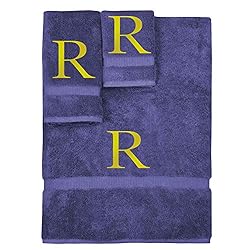 Monogrammed Towel Set, Personalized Gift, Set of
