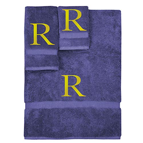 Monogrammed Towel Set, Personalized Gift, Set of