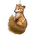 Wild Fox Blown Glass Christmas Ornament