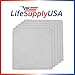 LifeSupplyUSA Aftermarket Replacement (5-Pack) Pre-Filter Pads Compatible Replacement for IQAir PF40