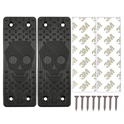 H YANKA Magnet Gun Mount 2-Pack, 43LB Magnetic Gun Holster Concealed Firearms Holder for Pistol, Air Gun, Revolver, Handgun, Rifle in Car, Vehicle, Truck, Desk, Wall, Home, Office