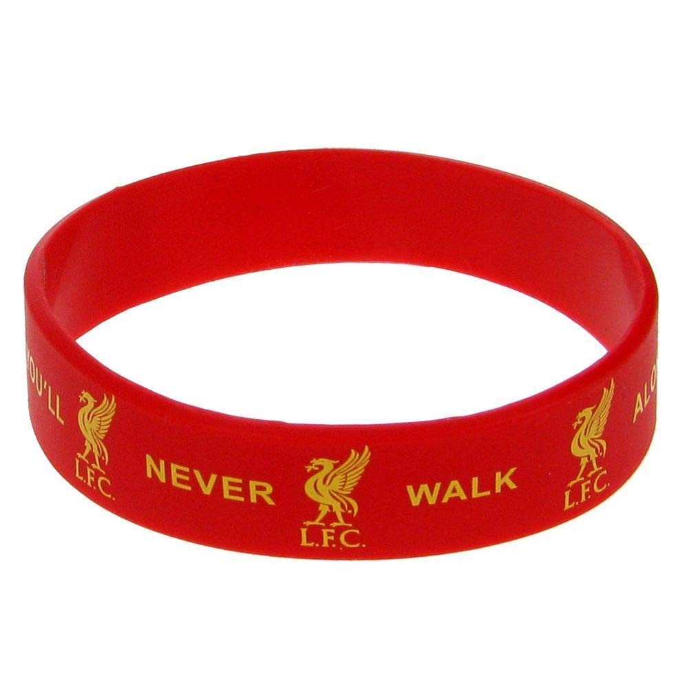 Official LIVERPOOL FC "YNWA" Red Rubber Bracelet