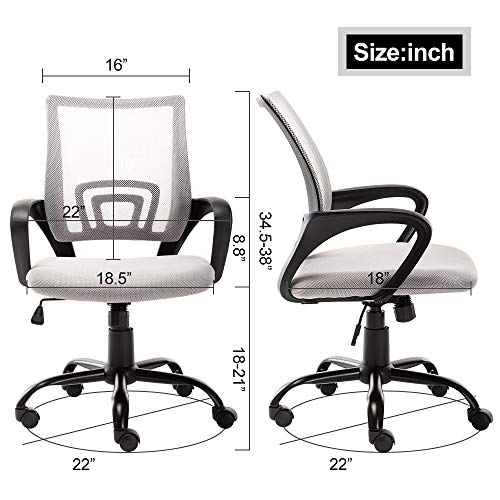 Bonzy Home Office Chair Ergonomic Mesh Desk Chair Computer Chair Lumbar