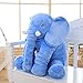 MorisMos Elephant Stuffed Animal Toy Plush Gift Toy for Girlfriend Kids Blue 24 inch (60x45x25cm)