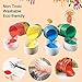 Washable Finger Paint for Kids, Non-Toxic Paints for Toddlers 12 Colors Kids Finger paints for Art, School Supplies