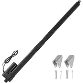 JQDML 40 Inch Stroke Linear Actuator 12V 440 lbs Heavy Duty IP65 Waterproof | 0.31 in/s Speed, Max Load 2000N, Low Noise, with Mounting Brackets, for Solar Tracker, RV, Window Opener, Home Automation