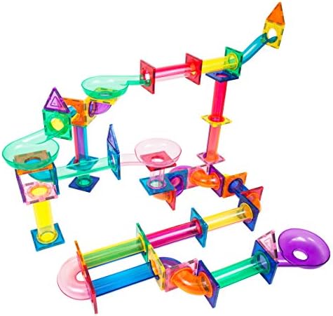 120 piece magnetic tiles magnetic building blocks toys for kids