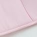 TillYou Baby Crib Bumper -Premium Woven Cotton, Padded Breathable Fill-in(Microfiber)----Pink