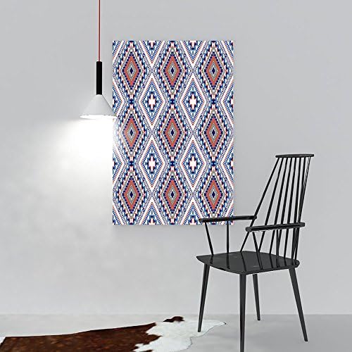 Large Wall Art for Living Room Abstract ethnic patterns colorfu design for background or wallpaper on Canvas Framed Prints(24"x36")