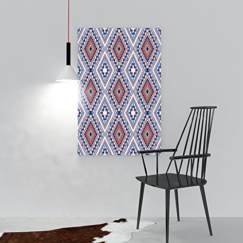 Large Wall Art for Living Room Abstract ethnic patterns colorfu design for background or wallpaper on Canvas Framed Prints(24"x36")