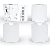 Thermal Shipping Labels, 4”x6” Shipping Mailing Labels with Perforated Line, Adhesive Labels Compatible with Rollo, MUNBYN, and Zebra Thermal Label Printers, 450/Roll
