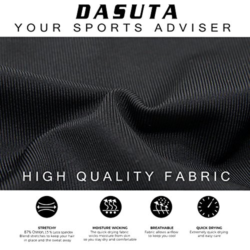 image for DASUTA Set of 10 Women's Yoga Sport Athletic Workout Headband for Runn