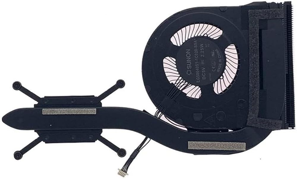 Fleshy Leaf CPU Cooling Fan Heatsink for Lenovo ThinkPad X390 X395 X13 2020 FRU