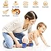 ATHENA FUTURES Baby Knee Pads For Crawling, Knee Pads for Baby Girls & Boys, Adjustable Padded Accessories for Infant to Toddler, Cute Anti-Slip Knee Protector for Kids, Soft, 2 Sets Per Box