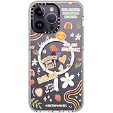 CASETiFY Clear iPhone 14 Pro Max Case [Not Yellowing / 6.6 ft. 3X Military Grade Drop Protection/Magsafe] - Positive Affirmations - Clear