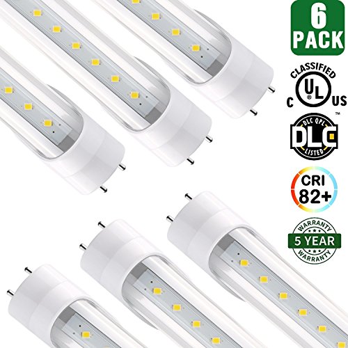 Hykolity t8 led tube light 4ft 18w (40w equivalent) sho…