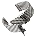Geckota Classic Milanese Mesh Stainless Steel Watch Strap Satin Silver, 20mm