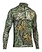 Under Armour Men's Tech Scent Control  1/4 Zip, Mossy Oak Obsession/Saddle, Large