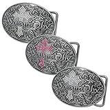 Buckle Rage Adult Womens Southern Girl Cowgirl Up Cross Belt Buckle