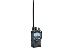 Icom M85 21 USA VHF Dual Band Handheld Radio; Land (5W, 3W, 1W) & Marine (2W, 1W)