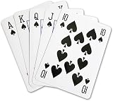 2 UR DOOR Jumbo Playing Cards Deck - Plastic Coated Giant Cards 12x8.5x0.1 cm view 5