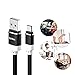 USB Type C Cable, SCHITEC 4PACK(1ft 3ft 6ft 10ft) USB 3.0 Type-C to USB-A Male Sync & Charging Bold TPE Cable for Samsung Galaxy S8 Note 8 LG G5 G6 Google Nexus 5X 6P(4PACK)