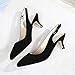 OCHENTA Womens Pointed Toe Slingback Kitten Heel Dress Pump