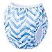 Swim Diaper By Page One, Reusable & Adjustable Fits All Diaper Sizes N-6(0-4 Year Old),Oversized Unisex Diaper Best For Swimming lesson & Baby Shower Gifts(Pack of 2)