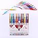 Smart Color Art 12 Colors Glitter Gel Pens,Glitter Gel Pen Set for Coloring Doodling Drawing Gift