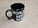 Airblasters World's Best Boss - Finger On Bottom Mug,Coffee Mugs /Coffee Cups for Coffee ,Tea ,Water ,Great for Home Cups,Office Mugs,11-Ounce, Black