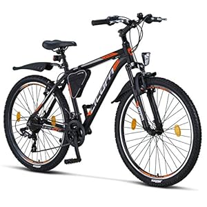 Licorne Bike Effect Premium mountainbike aluminium schijfrem / V-rem fiets voor jongens, meisjes, heren en dames, 21…