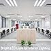 T8 LED Replacement, HouLight 25-Pack, 18W 4-Foot T8 LED Light Tube, 6000K, Daylight, Transparent Cover, Super Bright White, Double End Power