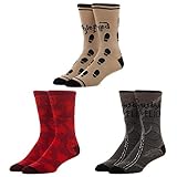 Harry Potter Adult Gift Set of Soft Crew Socks Assorted sock size 10-13