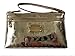 Michael Kors Large Wristlet in Pale Gold Monogram Mirror Metallic