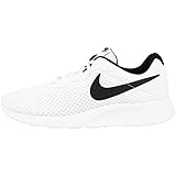 NIKE Men's Low-Top Sneaker, White Black, 9.5