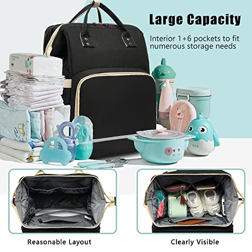 Changing Bags Multi Pocket Diaper Bag Unisex Baby Diaper Bag