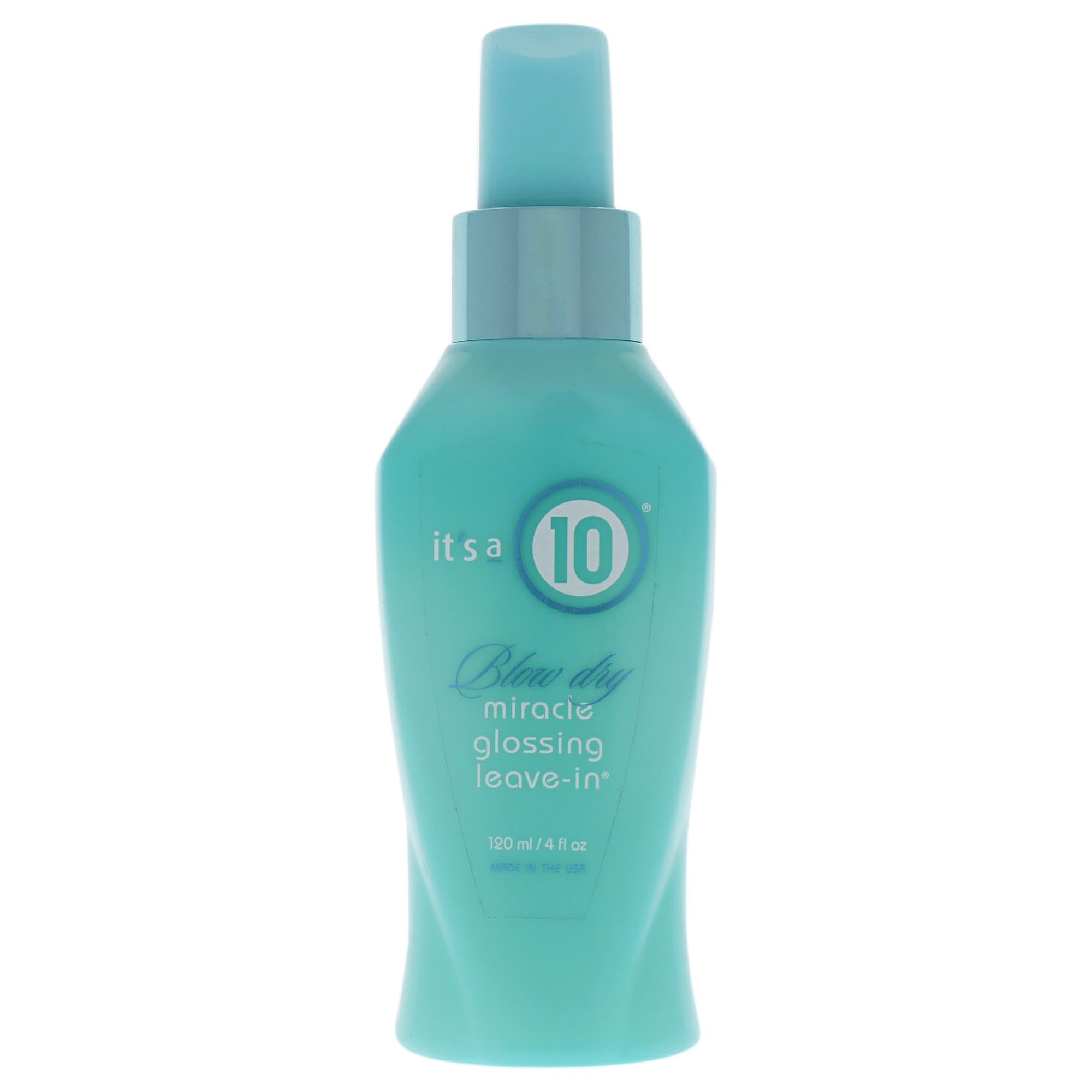 It's a 10 Haircare - Miracle Blow Dry Glossing Leave-In, Deep Conditioning, De-Frizz, Add Shine, 120ml