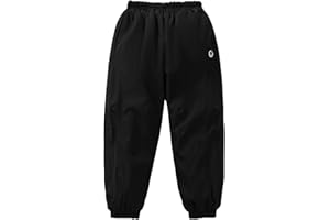 Kids Snow Pants for Boys Girls Winter Waterproof Thermal Insulated Fleece Lined Hiking Pants Cozy Outdoor Ski Pants