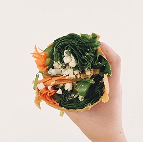 Organic Coconut Wraps, Coco Nori Curry (Raw, Vegan, Paleo, Gluten Free wraps) Made from young Thai Coconuts (4 Pack)
