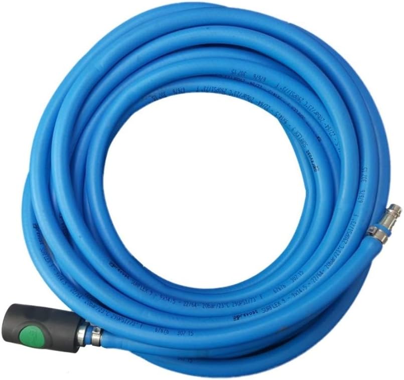 Surflex Pro Compressed Air Hose + Prevost S1 Safety Fitting (10m Metres, 9mm Inner Diameter)