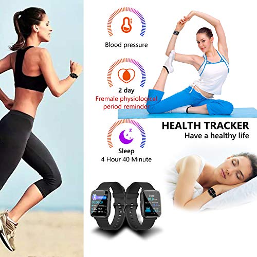 Mgaolo Fitness Tracker Smart Watch with Blood Pressure Heart Rate Sleep