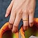 ThunderFit Stackable Silicone Wedding Rings for Women, Thin Rubber Engagement Bands 2.5mm Wide 1.8mm Thick - 1/2/3/4/5/7 Variety Multipack
