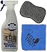 Bar Keeper's Friend Stainless Steel Cleaner and Polish Cleaning Kit - Includes Bar Keeper's Friend Stainless Steel Cleaner and Polish Spray - 1 Foxtrot Microfiber - 1 Foxtrot Dual Sided Scrub