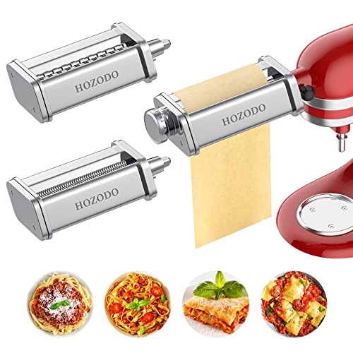 Pasta Attachment For KitchenAid Mixer, Includes Pasta Sheet Roller