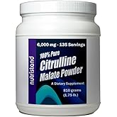 NutriStand Citrulline Malate 6,000mg per Serving 135 Servings 810 Grams of 100% Pure Citrulline Malate