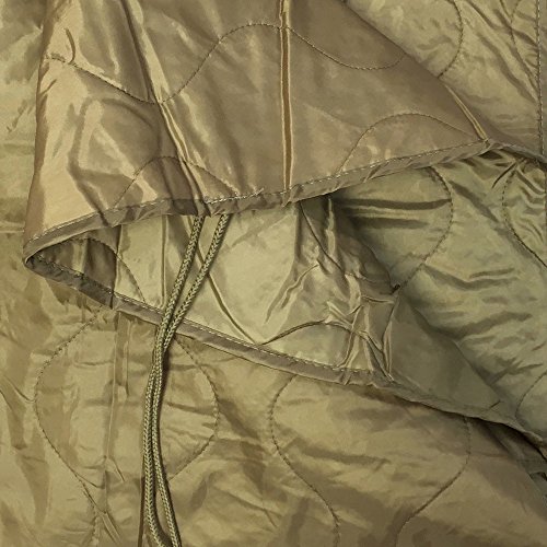 DBM IMPORTS 86" Tan G.I Style Poncho Liner Nylon Ripstop Sleeping Bag Blanket Sleeping Gear Hike Camping