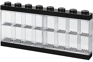 ROOM COPENHAGEN Lego Minifigure Display Case 16 Black, Large