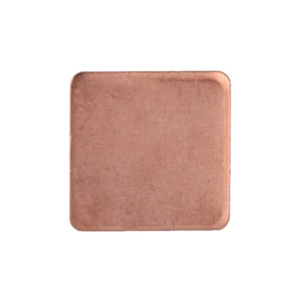 Richer-R Copper Heatsink Shim,10 pcs 20 * 20mm Copper Sheet Shim Piece Heat Sink Thermal Pad For GPU CPU Laptop (0.8mm)