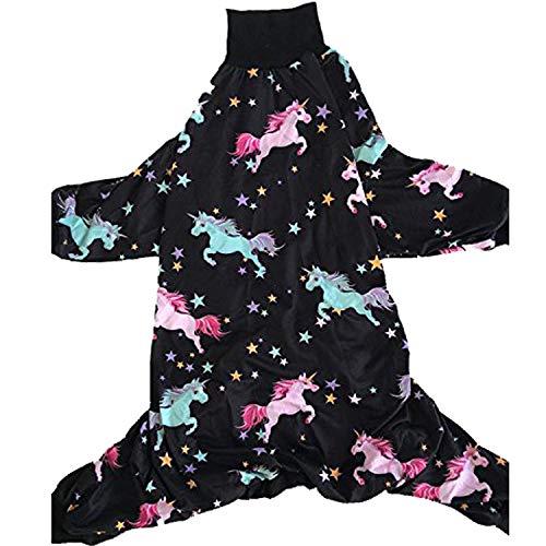 Tooth-and-Honey-Pit-Bull-PajamasUnicorn-Dog-PajamasLightweight-Pullover-PajamasFull-Coverage-Dog-pjsUpdated-FIT