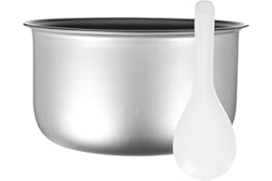 DECHOUS Rice Cooker Pot Replacement Nonstick Stainless Steel Inner Pot for Electric Rice Cooker, Capacity: 3000ML/3KG